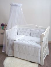 Дитяча постільна білизна Twins Eco Line New E-025 6 ел Teddy white/grey